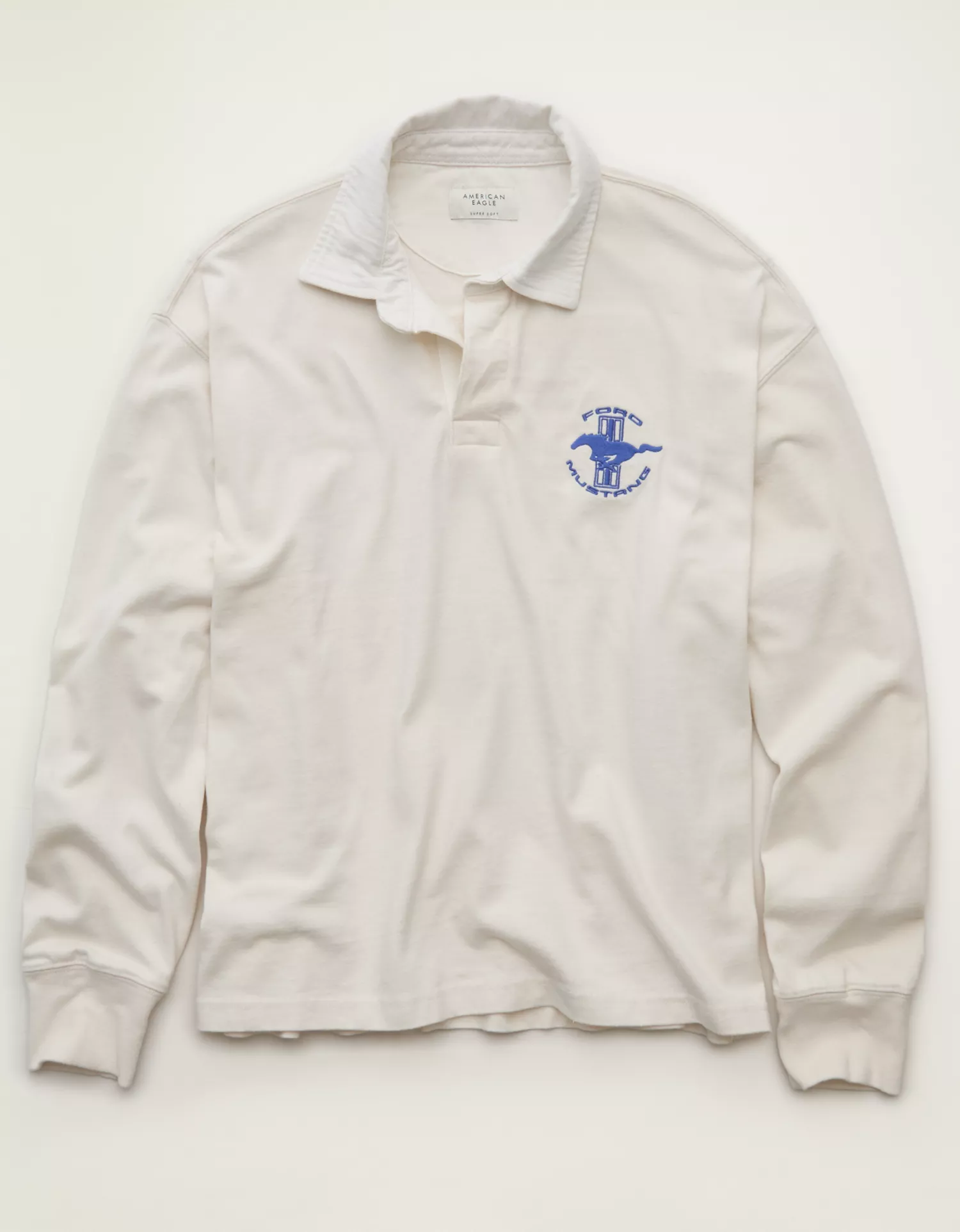 AE Boxy Fit Ford Graphic Rugby Shirt - thumbnail 4