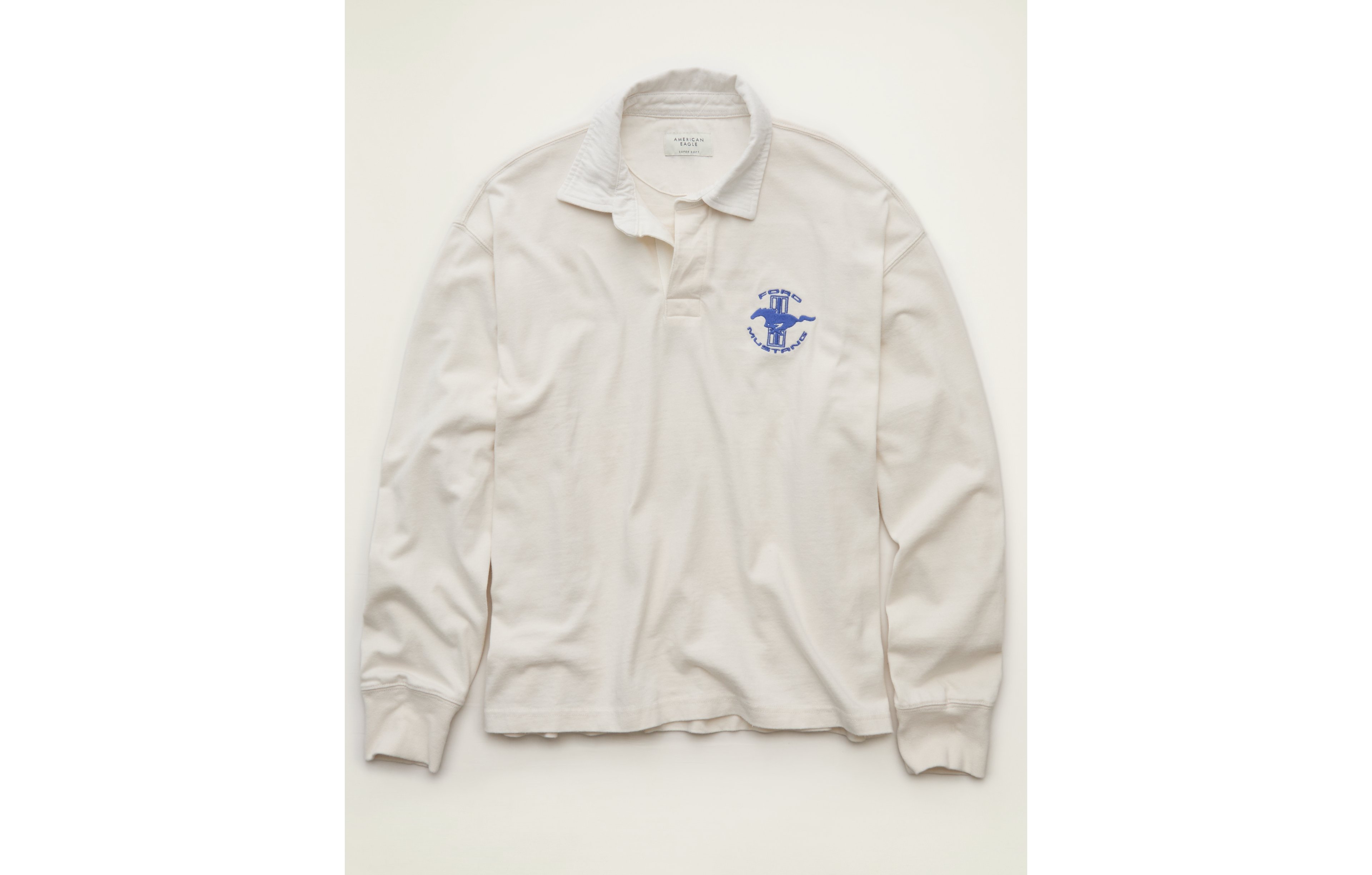 AE Boxy Fit Ford Graphic Rugby Shirt