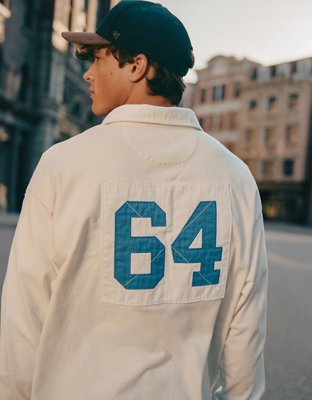 AE Boxy Fit Ford Graphic Rugby Shirt