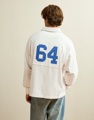 AE Boxy Fit Ford Graphic Rugby Shirt