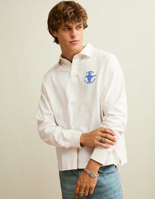 AE Boxy Fit Ford Graphic Rugby Shirt