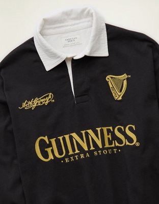 AE Boxy Fit Guinness Graphic Rugby Shirt