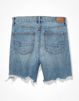 Женские джинсы American Eagle AE Low-Rise Denim Baggy Short — фото 4