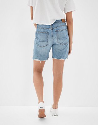 Женские джинсы American Eagle AE Low-Rise Denim Baggy Short — фото 2