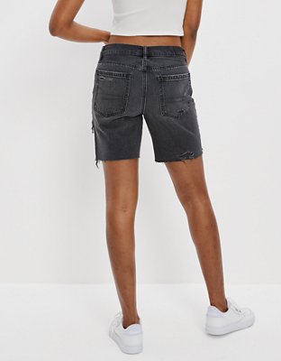 Женские джинсы American Eagle AE Denim Low-Rise Baggy Short — фото 2