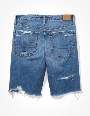 Женские джинсы American Eagle AE Dreamy Drape Denim Low-Rise Baggy Bermuda Short — фото 4