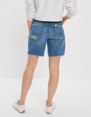 Женские джинсы American Eagle AE Dreamy Drape Denim Low-Rise Baggy Short — фото 2