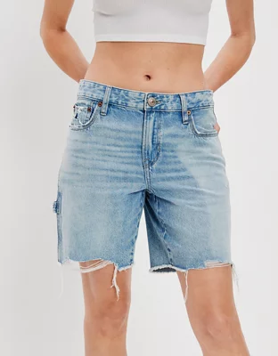 AE Dreamy Drape Denim LowRise Baggy Short