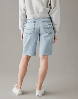 AE Denim Low-Rise Baggy Short, 50% OFF