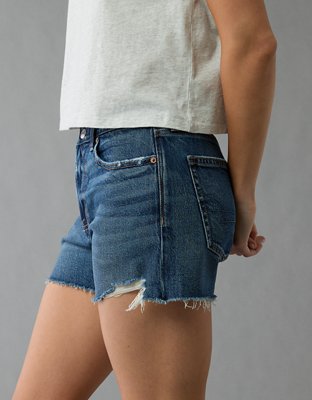 AE Denim Short Ex-Boyfriend Stretch Tiro Bajo