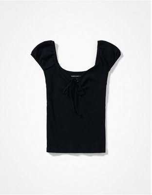 Женские футболки American Eagle AE Keyhole Tee — фото 3