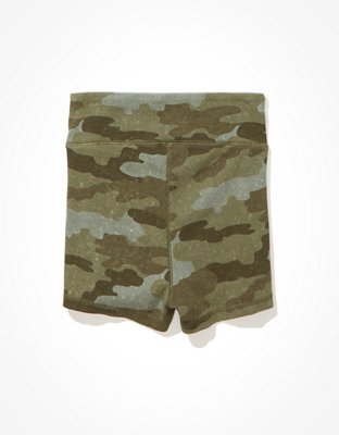 Женские брюки American Eagle AE Super High-Waisted Ribbed 2" Short Short — фото 4