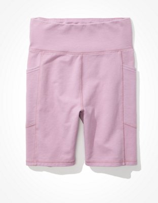 Женские брюки American Eagle AE Terry Pocket Highest Waist 7" Bike Short — фото 3