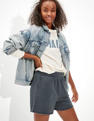 Женские свитеры American Eagle AE Highest Waist Fleece Boyfriend Short — фото 5