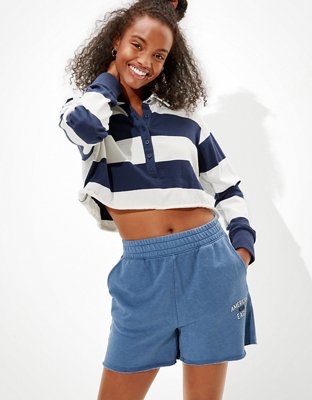 AE Highest Waist Fleece Boyfriend Short