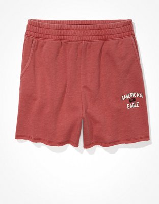 ae highest waist fleece boyfriend short