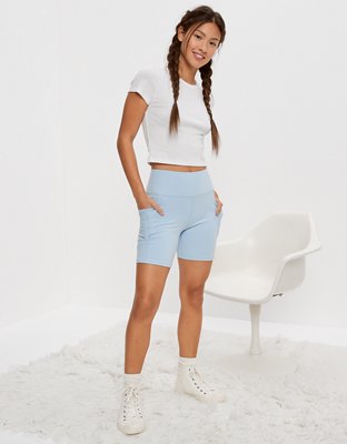 Женские свитеры American Eagle AE Everything Pocket Fleece Super High-Waisted 6" Bike Short — фото 5
