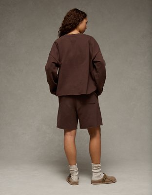 AE Everyday Luxe High-Waisted Sweat Short