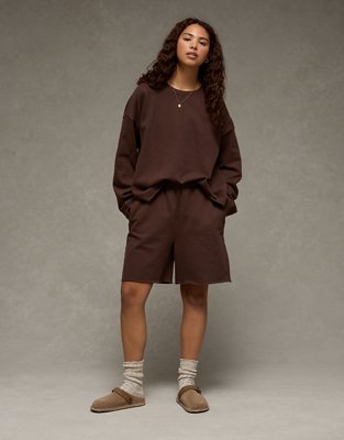 AE Everyday Luxe High-Waisted Sweat Short