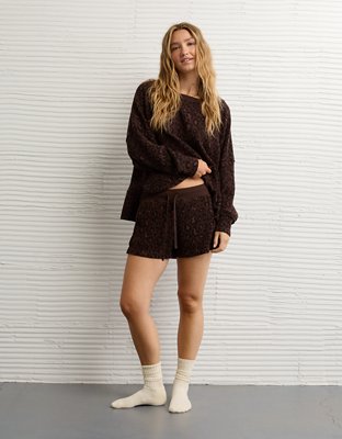 AE High-Waisted Big Hug Waffle Short