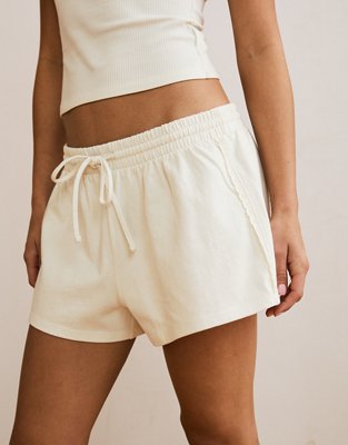 AE High-Waisted Crochet Trim Knit Short