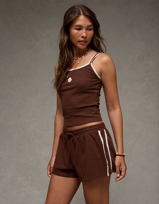AE High-Waisted Crochet Trim Knit Short from American Eagle - $29.96