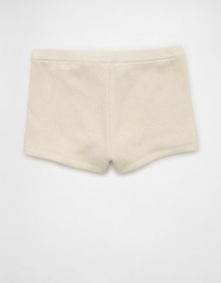 AE High-Waisted Crochet Knit Shortie | American Eagle