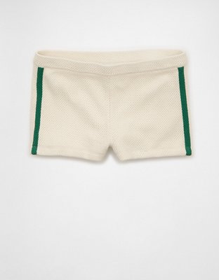 AE High-Waisted Crochet Knit Shortie | American Eagle