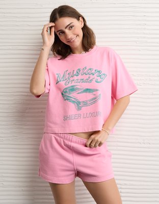 AE High-Waisted Fleece Short from American Eagle - $29.96