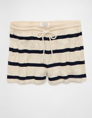 AE Striped Pull On Sweatshort | American Eagle