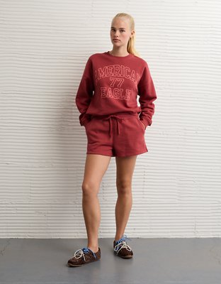 AE High-Waisted Fleece Short