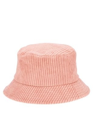 Hot Pink Corduroy Bucket Hat