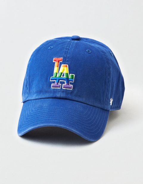 Женские головные уборы American Eagle '47 Brand LA Dodgers Pride Clean Up Hat