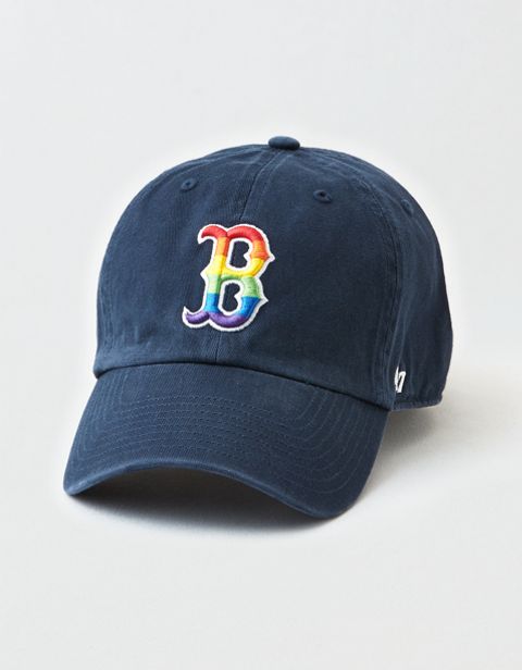 Женские головные уборы American Eagle '47 Brand Red Sox Pride Clean Up Hat