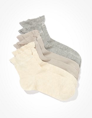 Lemon Ruffle Socks 3-Pack