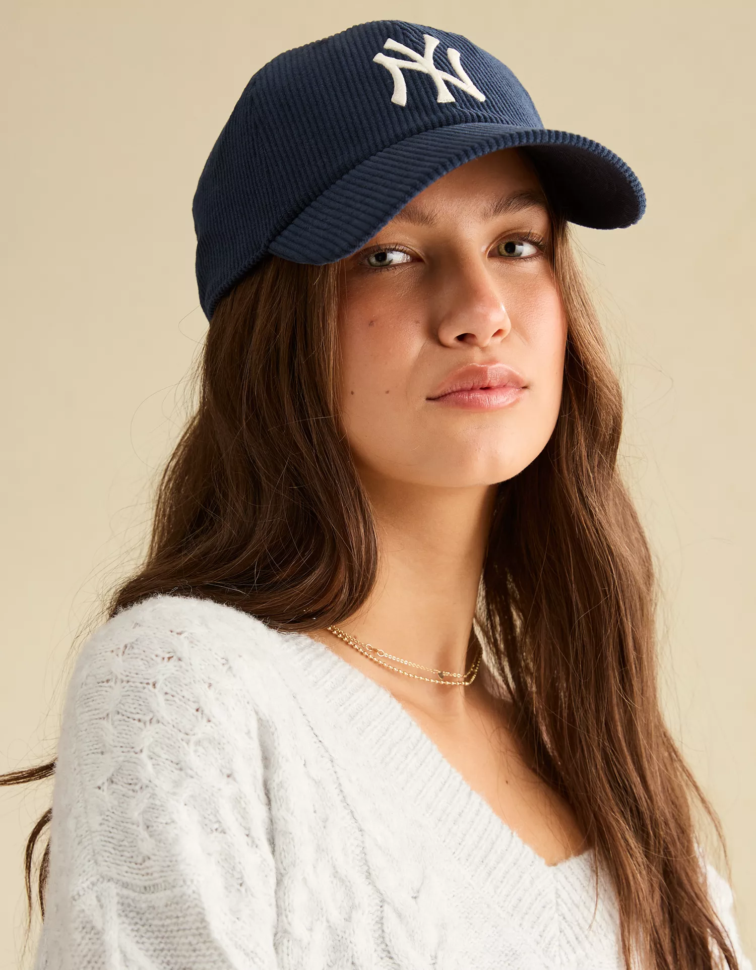 '47 New York Yankees Corduroy Baseball Hat - thumbnail 2