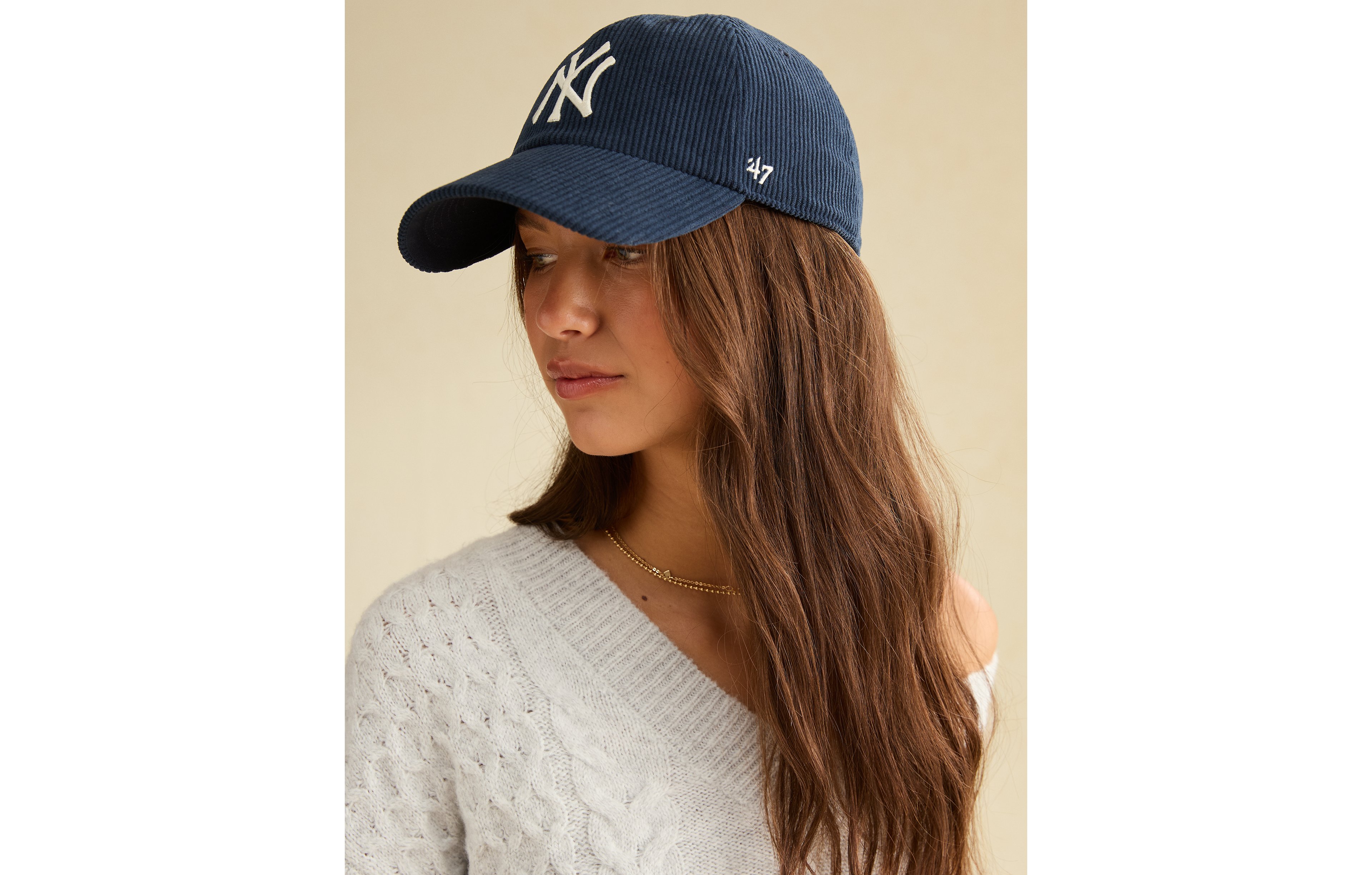 '47 New York Yankees Corduroy Baseball Hat