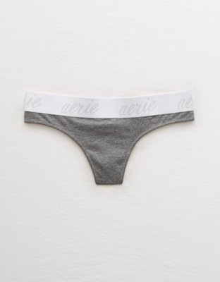 Cotton Graphic Thong