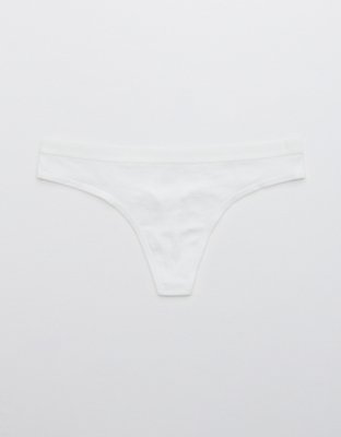 Aerie Cotton High Waisted Thong Underwear