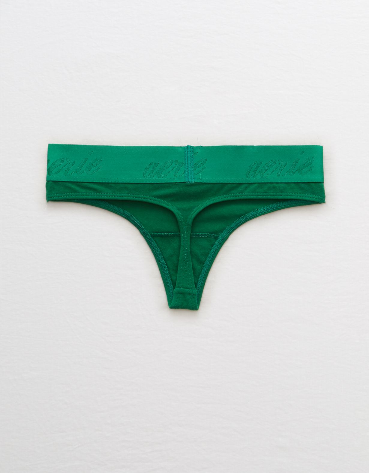 Aerie Cotton Logo Thong Underwear