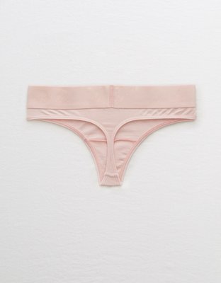 Aerie Cotton Logo Thong Underwear