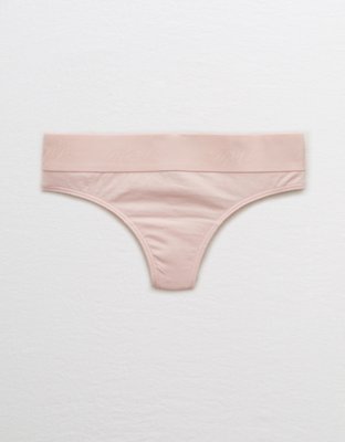 Aerie Cotton Logo Thong Underwear