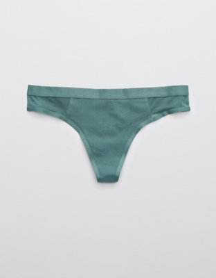 Aerie Ribbed Thong Underwear