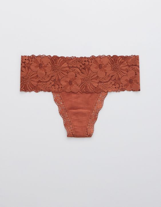 Aerie Garden Party Thong Underwear