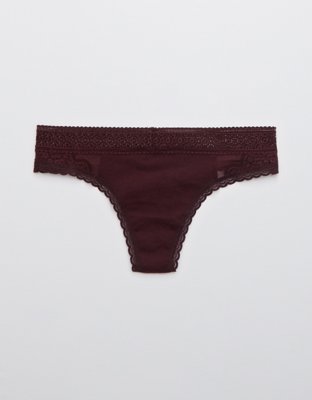 Aerie Cotton Eyelash Lace Bikini Underwear