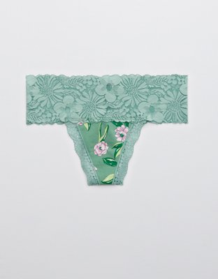 Aerie garden party thong underwear