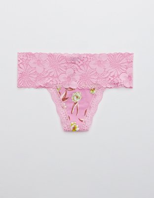 Aerie Garden Party Thong Underwear