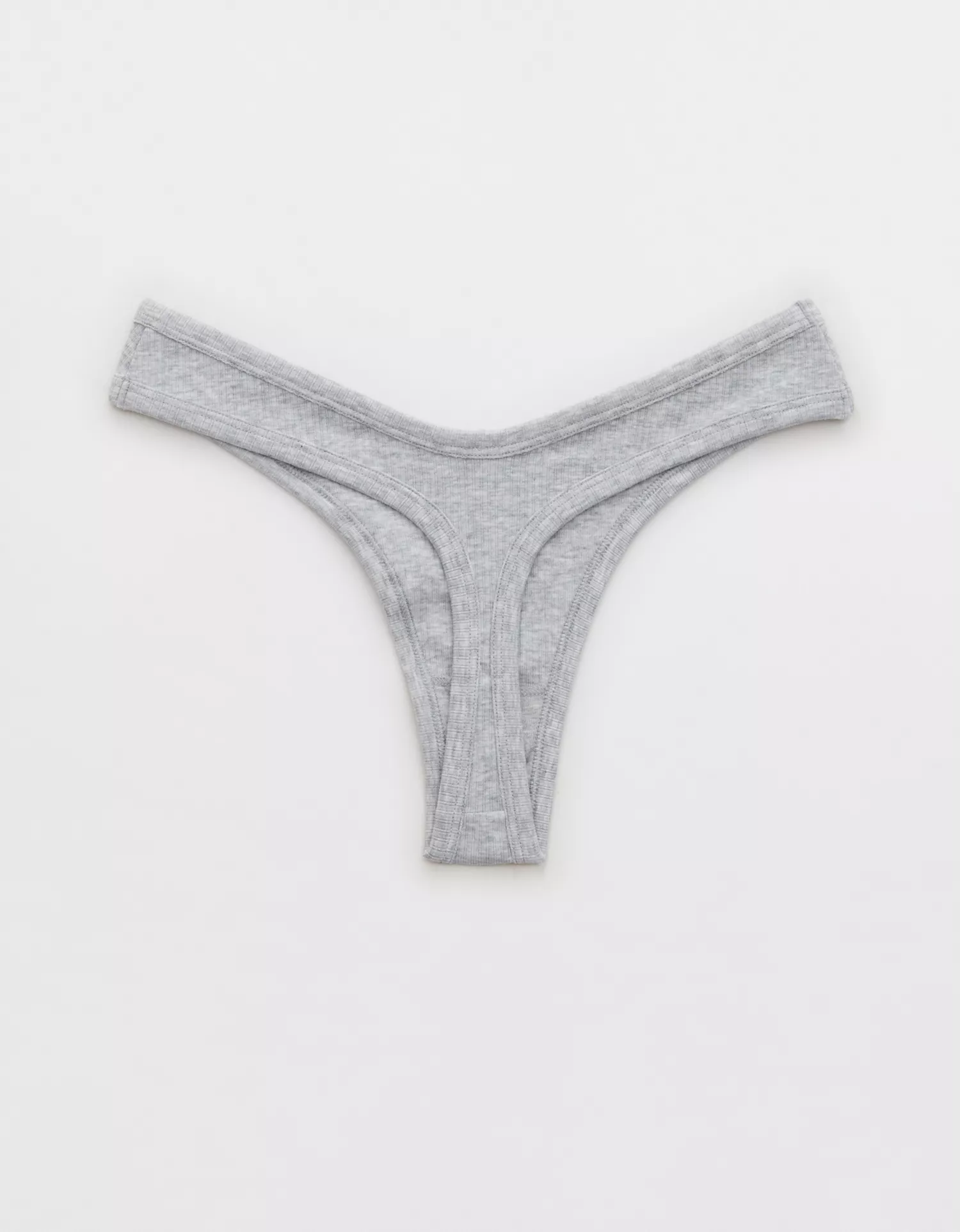 Superchill Cotton Rib Thong Underwear - thumbnail 2