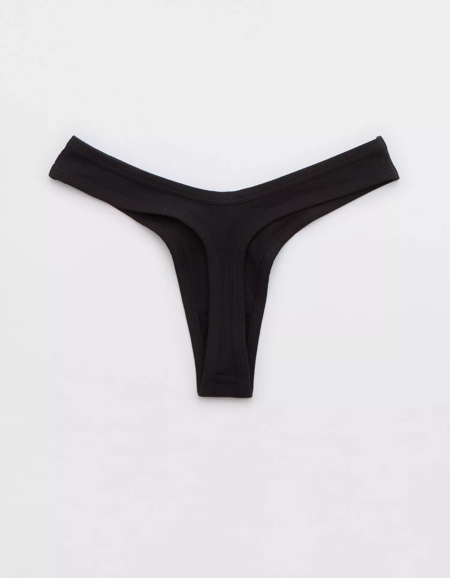 Superchill Cotton Rib Thong Underwear - thumbnail 4