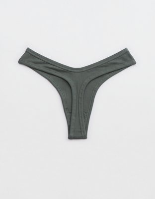 Superchill Cotton Rib Thong Underwear